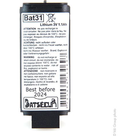 Batsecur - Pile alarme BATSECUR BAT31 3V 1200mAh (1/3)