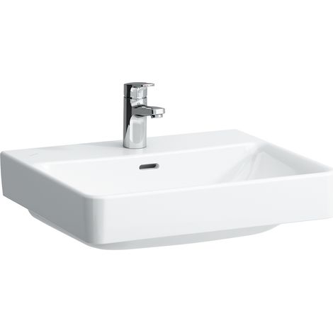 LAUFEN PRO S Lavabo sobre encimera, 1 agujero para grifo, con