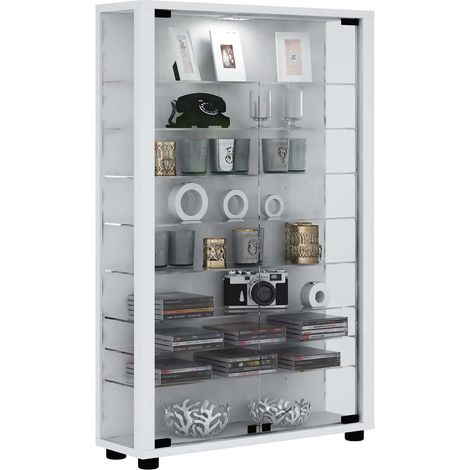 Vitrine en bois en verre Lumo Mini 90x59x18 - VCM