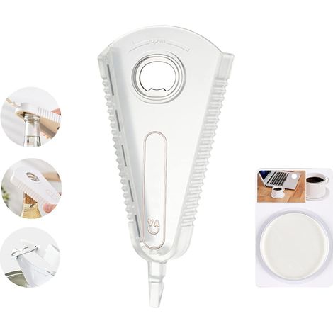 Ouvre-bocal 2 pièces Ouvre-bouteille Ouvre-boîte Ouvre-bocal multifonction pour mains faibles Facile à utiliser pour les personnes souffrant d'arthrite et toute personne à faible force (1/5)