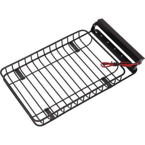 Coffre de toit avec bande LED pour voiture RC Axial SCX10 90046, accessoire de véhicule télécommandé (1/5)