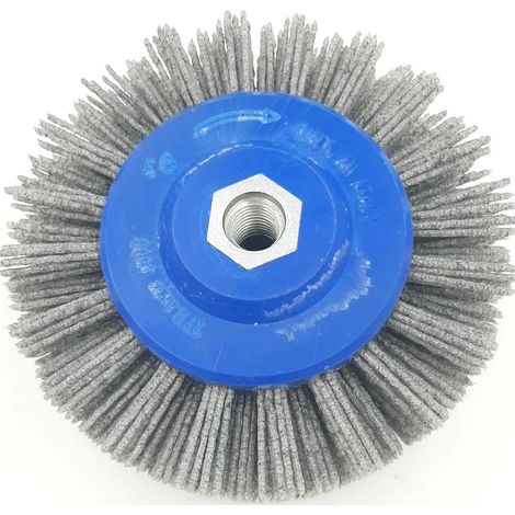 SPAZZOLA CIRCOLARE IN NYLON D.140x50 mm M14 Gr.46 (1/2)