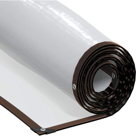 Lona transparente con ojales polietileno 1x10 m vidaXL (1/5)