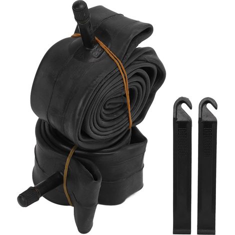 2 pièces Chambre à Air en Caoutchouc Butyle pour Vélo, Haute Étanchéité, Jante 18x1.75/2.125 Pouces (1/5)
