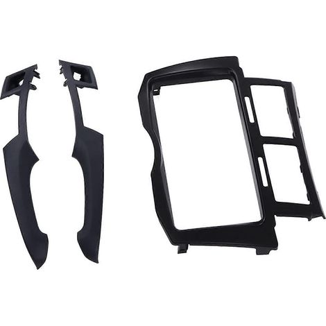 2-DIN-Autoradio-Einbaurahmen mit CD-Player für Toyota Yaris, Vitz, Platz (2005–2011), Schwarz