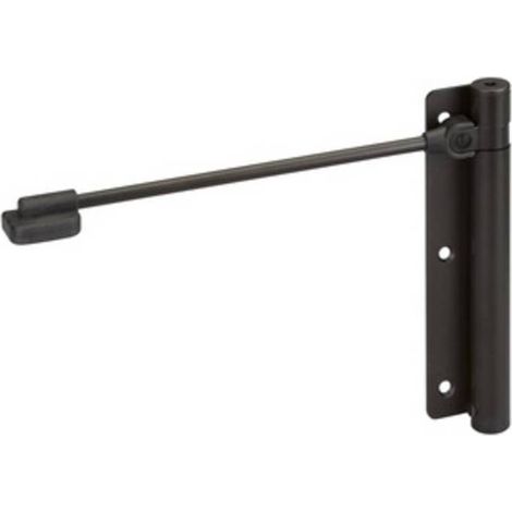 2 x CHIUDIPORTA ERCOLE 114 D 60 KG REGOLABILE NERO