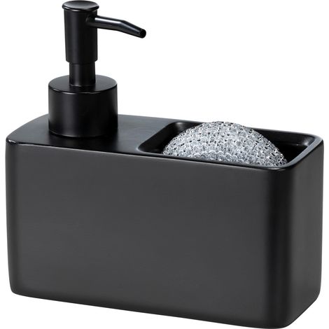 Spülmittelspender mit Schwammhalter RESA, 150 ml, WENKO (1/5)