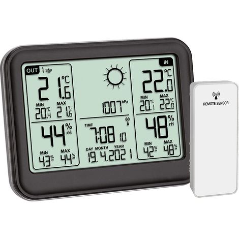 TFA Dostmann MEMO 35.1141.01 Stazione meteo digitale senza fili Previsione per 12 - 24 ore Numero di sensori max. 3 (1/4)
