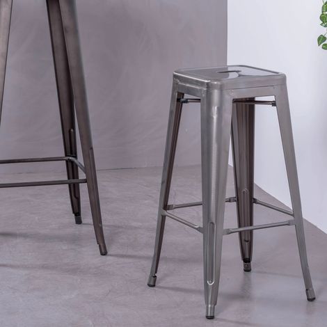 Nest Dream - Industrieller stapelbarer Hocker - Bistro - Metall (1/5)
