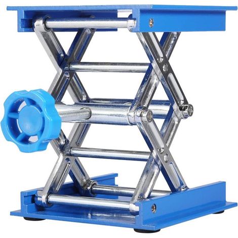 Table Élévatrice de Laboratoire, Table de Levage Plate-Forme de Laboratoire, 100 x 100mm, Poids de Support 5 KG