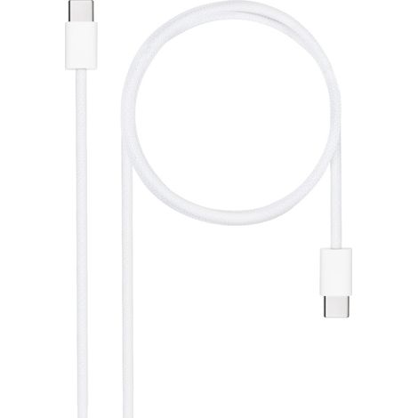 Usb-c 2.0 A Usb-c 60w 3a White 1m Nanocable 10.01.6001-co (1/2)