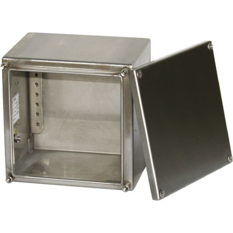 Boitier de raccordement en Acier inoxydable 400 x 120 x 200mm, IP66 ( Prix pour 1 )