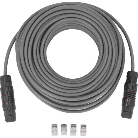 75-foot cable extension repair kit for Starlink, IP68 rated, waterproof, oxygen-free, copper replacement cable, extends up to 150 feet (1/5)