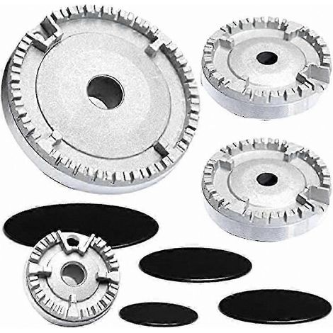 Chapeau de brûleur à gaz universel pour four et plaque de cuisson, compatible avec tous les modèles (1/5)