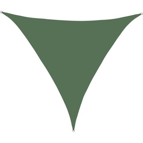 Voile d'ombrage Triangulaire 2x2x2m Imperméable Toile Ombrage UV Protection pour Patio Jardin, Terrasse,Extérieur, Balcon (Vert encre) (1/5)