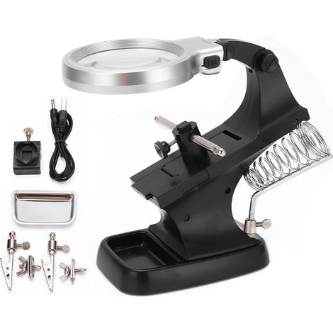 Lampe loupe de bureau TH-7023B, loupe lumineuse LED haute définition pour lecture et réparation (1/5)