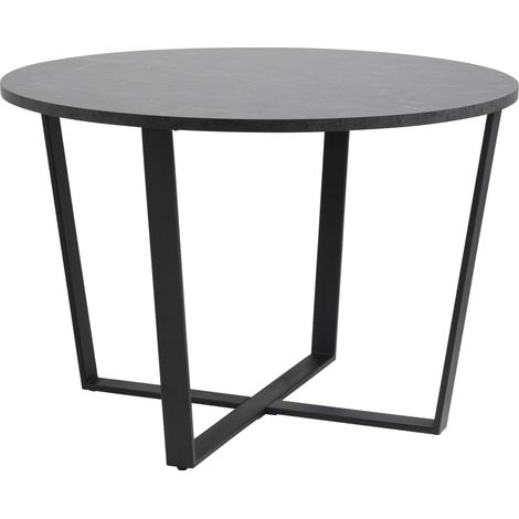 Amst Esstisch Marmor print schwarz.