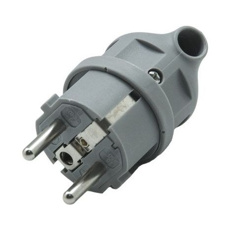 Spina elettrica maschio a 2 poli + terra, 16 A SANS MARQUE
