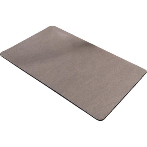 Tapis de bain en caoutchouc à séchage rapide, super absorbant et fin, se glisse sous la porte et est lavable. (1/5)
