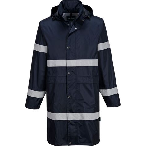 Giacca antipioggia Iona 100cm - Taglia XL - Blu navy - Portwest