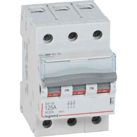 Interruptor Legrand dx3 125A 3 polos 400 V