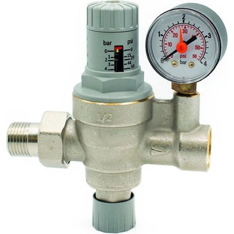 Unidad automática de llenado de membrana con manómetro 1/2" pn16