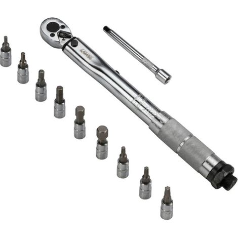 Chiave dinamometrica con cricchetto reversibile 1/4" - 5-25 Nm (1/4)