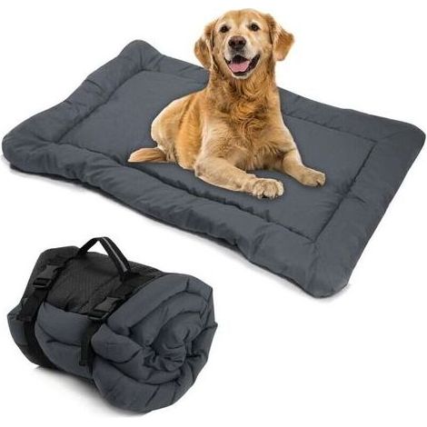 SABIR Tapis pliable pour chien 90x60 cm Imperméable et antidérapant Conception portable pour voyages Convient aux chiens et chats (1/5)