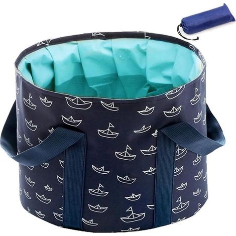 25L Grand Pieds Pliables Trempage Baignoire du Pied de Bain Bassin de Bain de Bain de Bain Portable Bassin à pour Le Lavage du Camping (1/5)