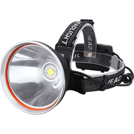 Lampe frontale à forte lumière chargeant la lampe de mineur extérieure de pêche à longue portée P50 super lumineuse montée sur la tête