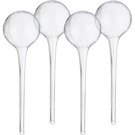 4 Pièces Boules d'Irrigation pour Plantes, Distributeur d'Eau pour Plantes d'Intérieur et d'Extérieur, Accessoire et raccord goutte à goutte