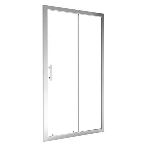 ONDEE ZEN - Porte de douche EKLA - Coulissante - Finition Chromé - 100x185cm (1/4)