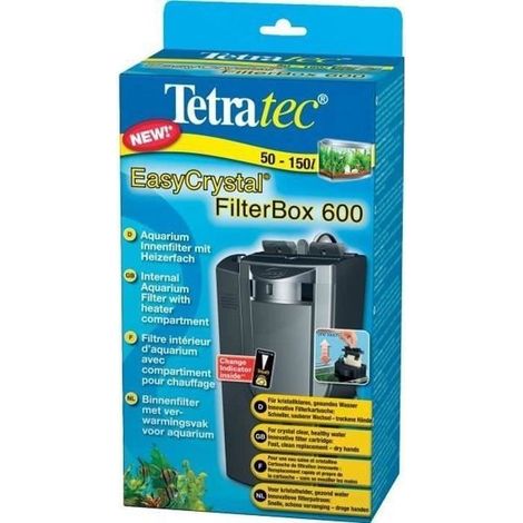 TETRA EasyCrystal filterbox 600 filtre intérieur - 600 l/h - pour aquariums de 50 a 150 litres (1/5)
