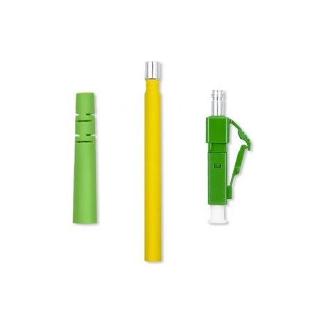 Connettori per fibra ottica Qoltec LC/APC Monomodale 2,0 mm Kit di montaggio 200 pezzi.