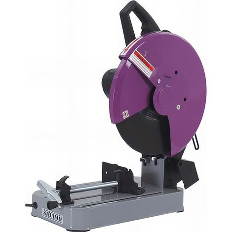 Sidamo – Tronçonneuse à métaux 2200W – Disque 355mm pour coupe précise – Mors pivotant 45° – Étau à serrage rapide – Poids 20kg (1/5)