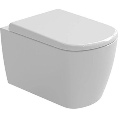 WC Azzurra Aurea Sospeso Vortice Senza Brida 55x36 bianco