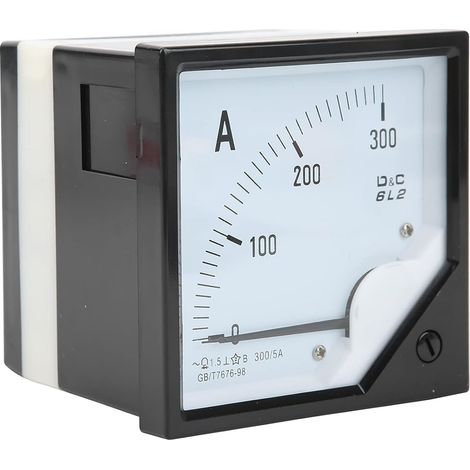 6L2 Analog Panel Current Meter, Accurate 300A/5A Ammeter for Industrial Printed Circuit Boards, Generators and Power Supplies (1/5)