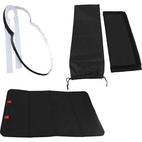 Parasole magnetico pieghevole per porte e finestre di camper, oscurante, per roulotte, schermo per la privacy, 25x16 pollici