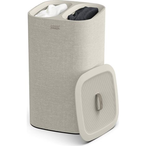 Panier à linge séparé Joseph Joseph Tota de 60 litres - Pratique, solide et spacieux, idéal pour organiser le linge à la maison. (1/5)