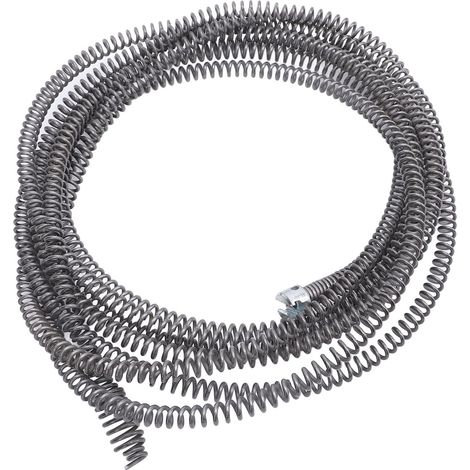 Furet plombier déboucheur câble ressort 16 mm tuyau canalisation égout WC cuisine salle de bain maison 3 m / 9,8 pieds (1/5)