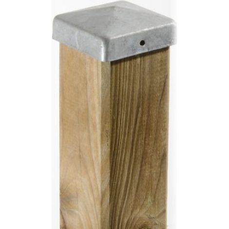 Oberer Metallabschluss 71 x 71 mm für quadratische Pfosten