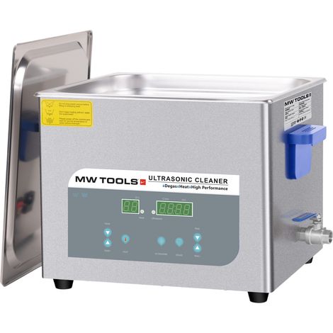 Nettoyeur à ultrasons 15 litres - 760 W - Cuve inox 330 x 300 x 150 mm - Professionnel MW Tools UCD015 (1/2)