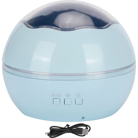 LED night lamp of Projection romantique 8 Modes of color decoration of room USB powered by battery blue (1/5)