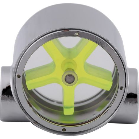 Capteur de Débit de Refroidissement G1/4 pour Ordinateur, Indicateur de Débit d'Eau en Métal G1/4 filetage 2 possibilités Métal refroidissement à eau alliage de tungstène