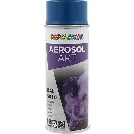 Buntlackspray AEROSOL Art enzianblau glänzend RAL 5010 400ml Spraydose
