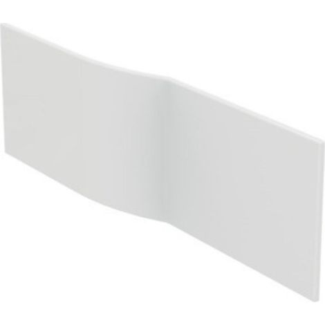 Ideal Standard – Tablier baignoire frontal 1700 mm asymétrique – Acrylique blanc – Profondeur 120 mm – Design moderne pour salle de bain