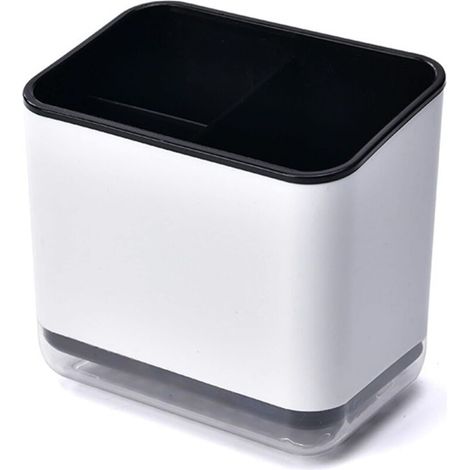 Égouttoir à vaisselle, range-fourchettes et cuillères à trois compartiments (1 pièce) (1/4)