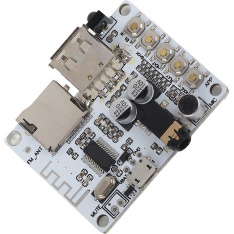 Module récepteur audio sans fil Bluetooth 4.1, circuit imprimé amplificateur pour haut-parleur de voiture sans perte (1/5)