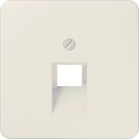 Jung Abdeckung für IAE/UAE-Anschlussdosen, 1 x 8-polig, Thermoplast, Serie CD, weiß 569-1 UA (1/2)