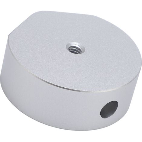 Adaptateur de montage pour trépied Satellite, alliage d'aluminium universel, Conversion filetée de 1/4 pouces pour plat rectangulaire, argent. (1/5)